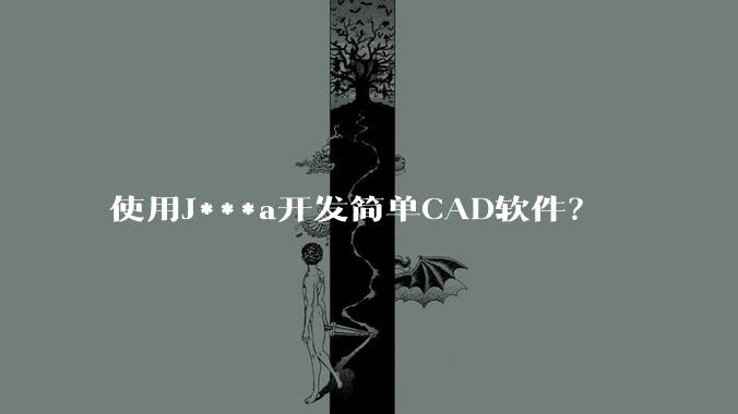 使用J***a开发简单CAD软件？
