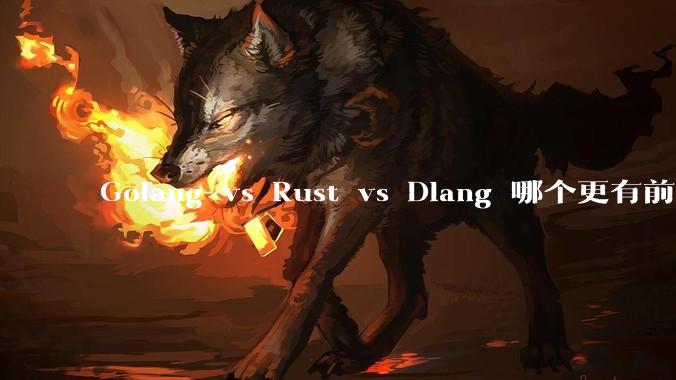 Golang vs Rust vs Dlang 哪个更有前途，哪位大牛这 3 门语言都用过？